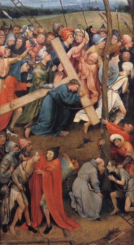 BOSCH, Hieronymus Christ Carring the Cross Spain oil painting art